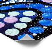 Het Poster Reisblauw (Hoek)