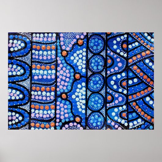 Het Poster Reisblauw (Voorkant)