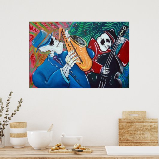 Het Poster Slechte Blauwbeenbak (Keuken)