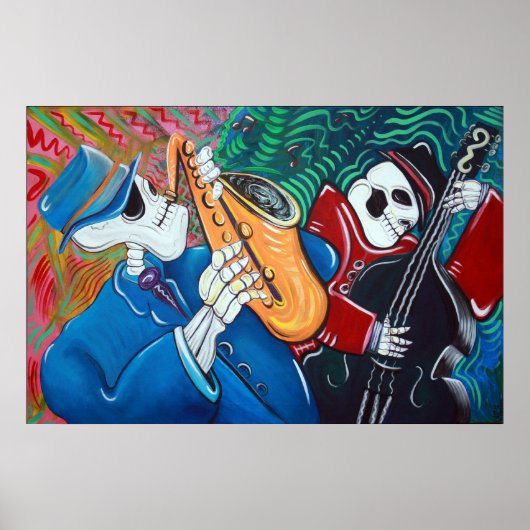 Het Poster Slechte Blauwbeenbak (Voorkant)