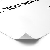 Het Poster Tien Geboden (Hoek)