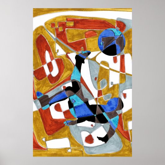 Het Poster van Bicycle Fockter Art Futebol 2014 (Voorkant)