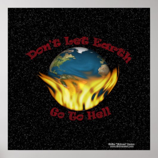 Het Poster van de Aarde redden (Voorkant)