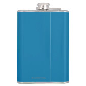 Het Poster van de Alaska Line Steamship Heupfles (Achterkant)