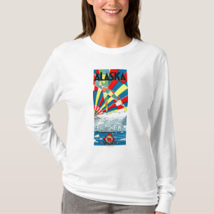 Het Poster van de Alaska Line Steamship T-shirt