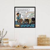 Het Poster van de Bar Funny verhogen (Keuken)