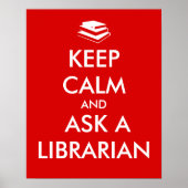 Het Poster van de bibliotheek houdt Calm Stack van (Voorkant)