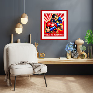Het Poster van de binnenbokser losmaken