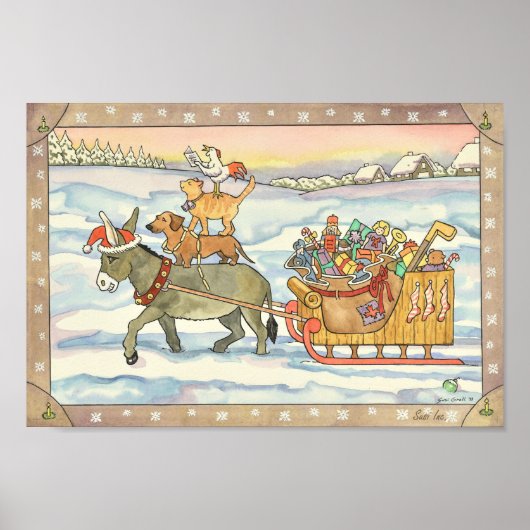 Het Poster van de Bremen Town Musicians (Voorkant)