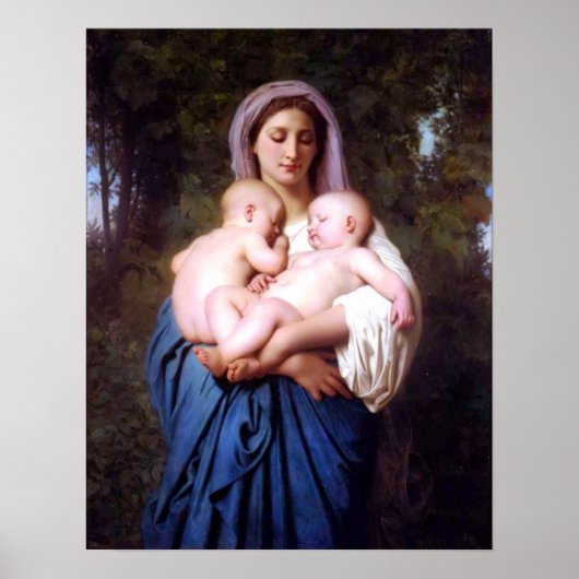 Het Poster van de Charity van de Master Bouguereau (Voorkant)