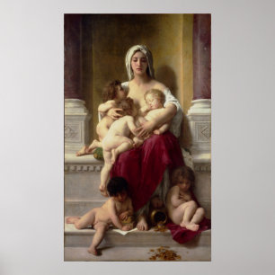 Het Poster van de Charity van de Master Bouguereau