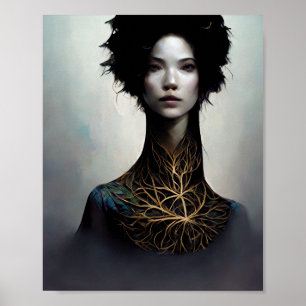 Het Poster van de Collar Fantasy Scifi Art
