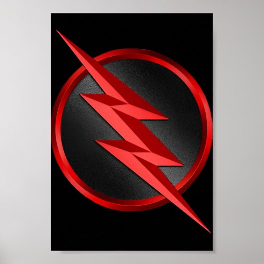 Het Poster van de de verlichtingsbout van de Flits (Voorkant)