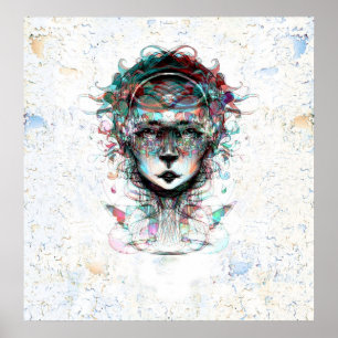 Het Poster van de derde dimensie