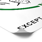 Het Poster van de Diarree Medicine Funny lachen (Hoek)