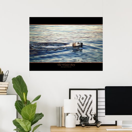 HET Poster VAN DE DOCHTERONDERNEMING VAN HET WATER (Thuiskantoor)