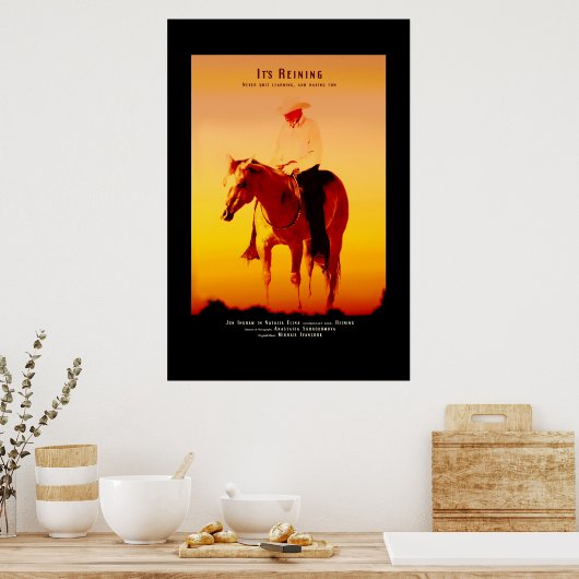 Het poster van de documentaire reining (Keuken)