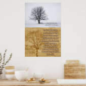 Het Poster van de Dubbele Boom van Dacht (Keuken)