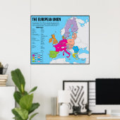 Het Poster van de Europese Unie (Thuiskantoor)