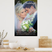 Het Poster van de Foto van het huwelijk - Creëer U (Keuken)