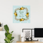 Het Poster van de Garden Party (Thuiskantoor)