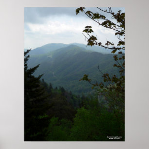 Het Poster van de Grote Smoky Mountains