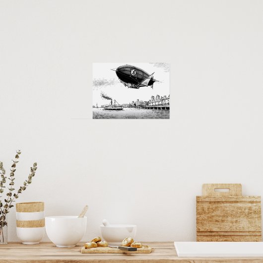 Het Poster van de haven (Keuken)