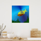 Het poster van de Jacht (Keuken)