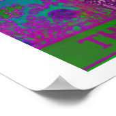 Het Poster van de Kaart Psychedelic van de Magicië (Hoek)