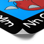 Het Poster van de klaslokalen van het leesvenster  (Hoek)