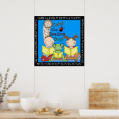 Het Poster van de klaslokalen van het leesvenster  (Keuken)