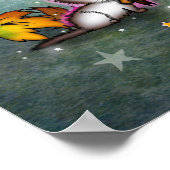 Het Poster van de Kleine Wanderer Witch en Cat Art (Hoek)