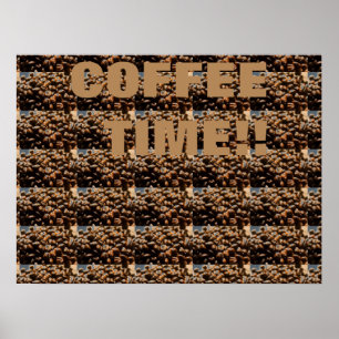 HET POSTER VAN DE KUNST VAN DE BOON VAN DE KOFFIE