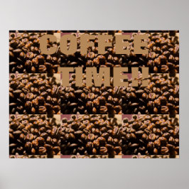 HET POSTER VAN DE KUNST VAN DE BOON VAN DE KOFFIE