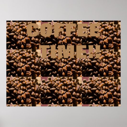 HET POSTER VAN DE KUNST VAN DE BOON VAN DE KOFFIE (Voorkant)