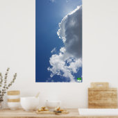Het Poster van de Lion Face Cloud Photo Wall (Keuken)