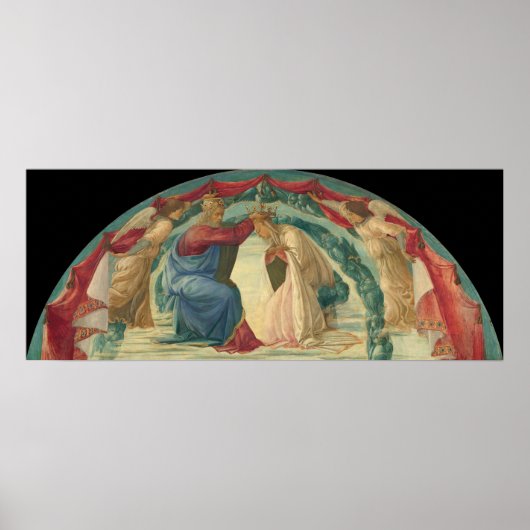 Het Poster van de Maagd-Filippino Lippi Fine Art (Voorkant)