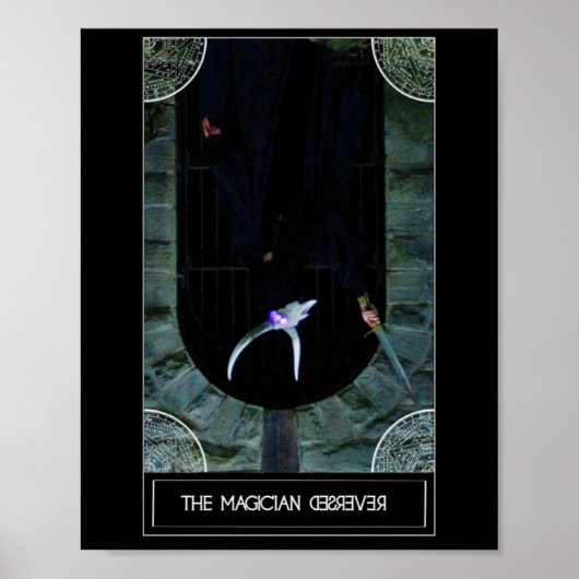 Het poster van de Magicische Omgekeerde Tarot (Voorkant)
