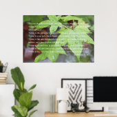 Het Poster van de Manuscript van ecclesiastes 3:1  (Thuiskantoor)