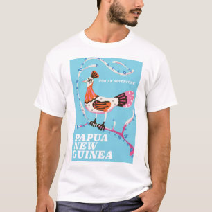 Het poster van de Reis van Papoea-Nieuw-Guinea T-shirt