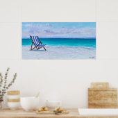 Het Poster van de Royal Blue Chairman - van Just D (Keuken)