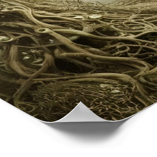 Het Poster van de Spellbound Tree Fantasy Art (Hoek)