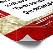 Het poster van de ster spangled banner (Hoek)