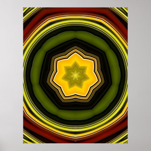 Het Poster van de Ster van de rots (Voorkant)