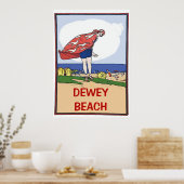 Het Poster van de  stijl van de Shore (Keuken)