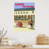 Het Poster van de stijl van de Shore (Keuken)