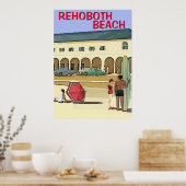 Het Poster van de  stijl van de Shore (Keuken)