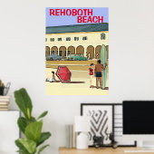 Het Poster van de  stijl van de Shore (Thuiskantoor)