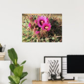 Het Poster van de Tongue Barrel Cactus van Devil b (Thuiskantoor)