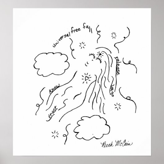 Het Poster van de universele vrije Herfst (Voorkant)